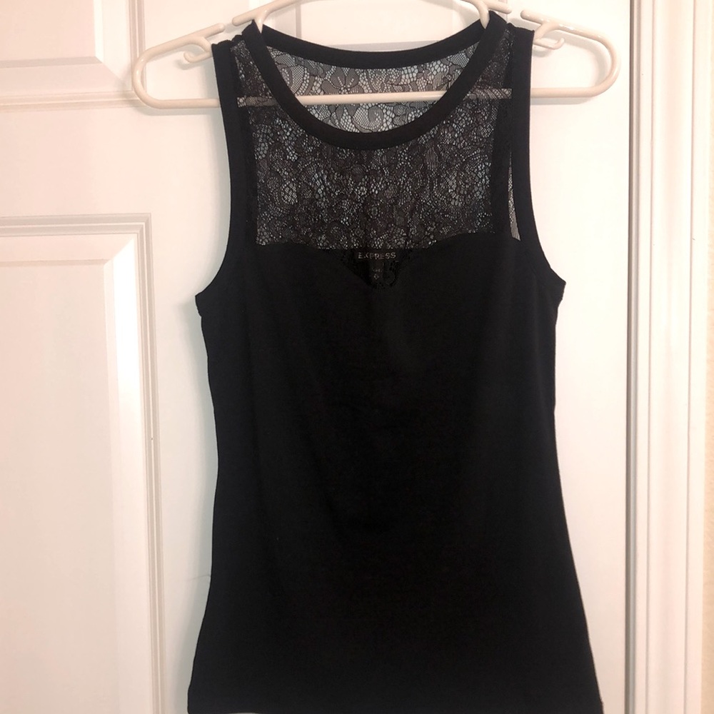 Express High Neck Lace Tank